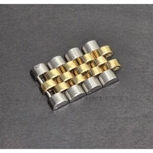 4 Genuine Rolex Jubilee Links For Datejust 116233 18k Gold & Stainless